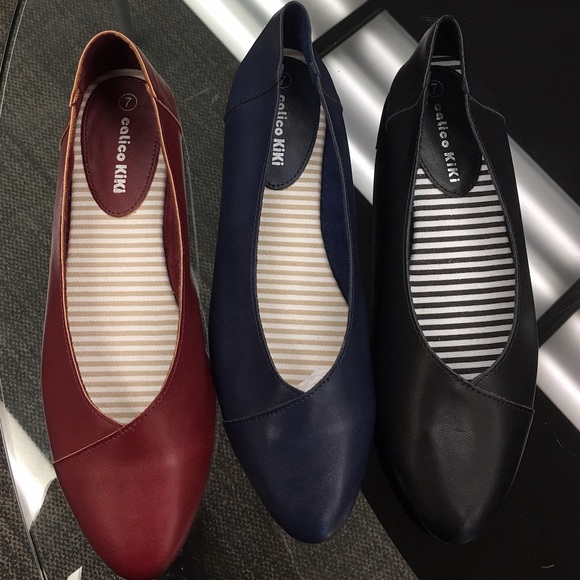 1 LEFT! Calico Black Comfortable Basic Black Flat - Picture 8 of 8